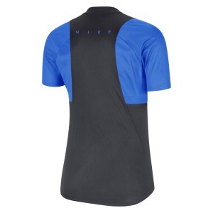 Nike Womens Dri-fit Academy Pro Short Sleeve Top Anthracite-Photo Blue-Photo Blue-White