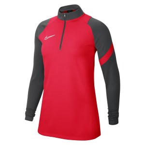 Nike Womens Dri-fit Academy Pro Midlayer Bright Crimson-Anthracite-White