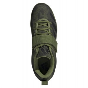 Adidas-LP Powerlift 4 Shoes Tech Olive-Core Black-Legend Earth
