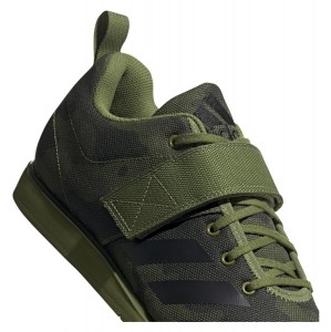 Adidas-LP Powerlift 4 Shoes Tech Olive-Core Black-Legend Earth