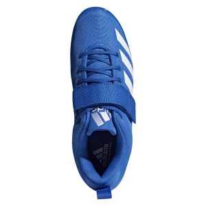 Adidas-LP Powerlift 4 Shoes Blue-White-Blue