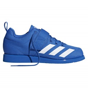 Adidas-LP Powerlift 4 Shoes Blue-White-Blue