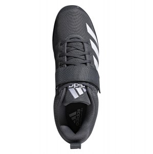 Adidas-LP Powerlift 4 Shoes Grey Five-White-Grey Five