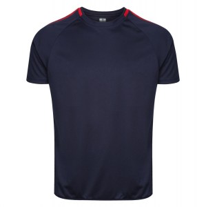 Classic Pro Tech Tee  Navy-Red