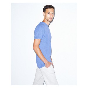 Prestige American Apparel Tri-blend Workout Tee Athletic Blue