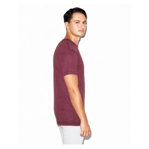 Prestige American Apparel Tri-blend Workout Tee Tri-Cranberry