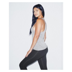 Prestige Womens American Apparel Tri-blend Racerback Tank Athletic Grey