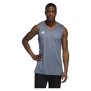 Adidas 3g Speed Reversible Basketball Jersey Onix-White