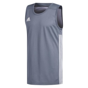 Adidas 3G Speed Reversible Basketball Jersey Onix-White