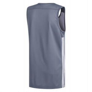 Adidas 3G Speed Reversible Basketball Jersey Onix-White