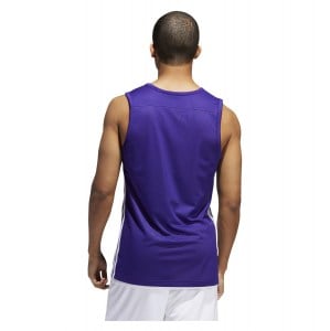 Adidas 3g Speed Reversible Basketball Jersey Collegiate Purple-White