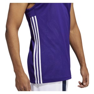 Adidas 3g Speed Reversible Basketball Jersey Collegiate Purple-White