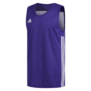 Adidas 3g Speed Reversible Basketball Jersey Collegiate Purple-White