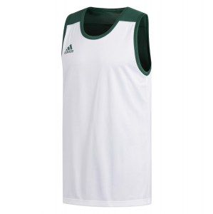 Adidas 3G Speed Reversible Basketball Jersey Dark Green-White