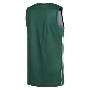 Adidas 3G Speed Reversible Basketball Jersey Dark Green-White