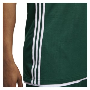 Adidas 3G Speed Reversible Basketball Jersey Dark Green-White