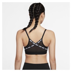 Nike Womens Light-Support Logo Sports Bra