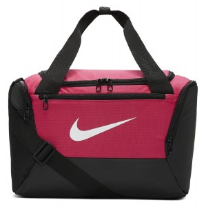 Nike Brasilia XS Training Duffel Bag (Extra Small) Rush Pink-Black-White