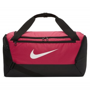 Nike Brasilia S Training Duffel Bag (Small) Rush Pink-Black-White