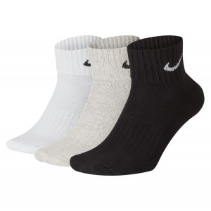 Nike Cushion Training Ankle Socks (3 Pairs) Multi-Color