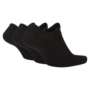 Nike Everyday Plus Cushioned No-Show Socks (3 Pairs) Black-White