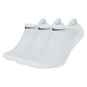 Nike Everyday Cushioned Training No-Show Socks (3 Pairs) White-Black