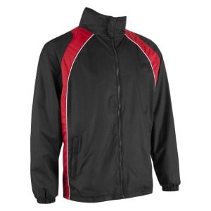 Classic Showerproof Jacket Black-Red