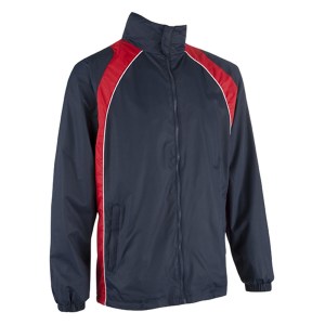 Classic Showerproof Jacket Navy-Red