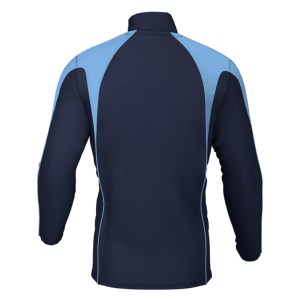 Classic Team 1/4 Zip Midlayer Navy-Sky