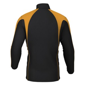 Classic Team 1/4 Zip Midlayer Black-Amber