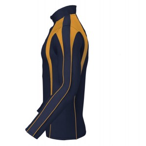 Classic Team 1/4 Zip Midlayer Navy-Amber