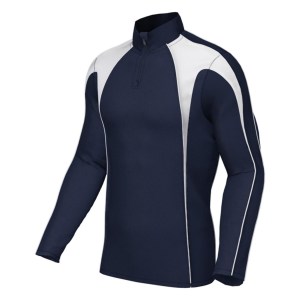 Classic Team 1/4 Zip Midlayer Navy-White