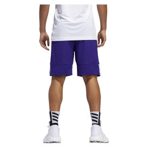 Adidas 3G Speed Reversible Shorts Collegiate Purple-White