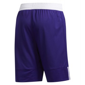 Adidas 3G Speed Reversible Shorts Collegiate Purple-White