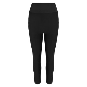 Womens Seamless Tights Jet Black