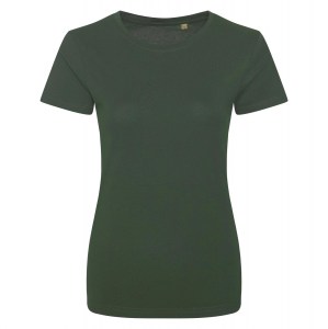 Womens Organic Cotton Tee (W) Bottle Green