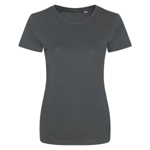 Womens Organic Cotton Tee (W) Charcoal
