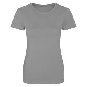 Womens Organic Cotton Tee (W) Heather Grey