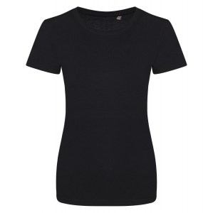 Womens Organic Cotton Tee (W) Jet Black