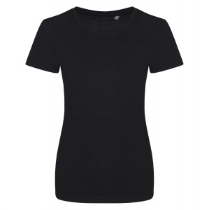 Womens Organic Cotton Tee (W) Jet Black