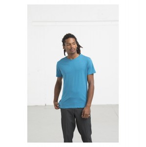 Womens Organic Cotton Tee (M) Ink Blue