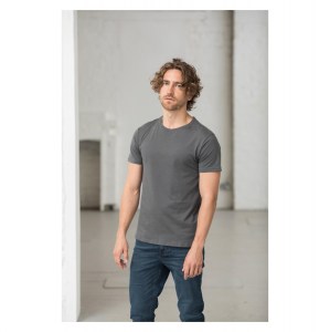 Womens Organic Cotton Tee (M) Charcoal