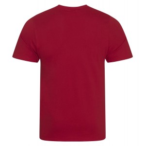 Womens Organic Cotton Tee (M) Fire Red