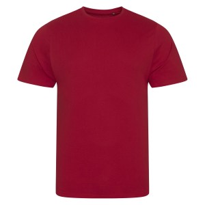 Womens Organic Cotton Tee (M) Fire Red