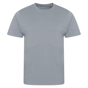 Womens Organic Cotton Tee (M) Heather Grey