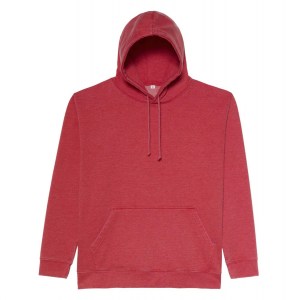 WASHED HOODIE Washed Fire Red