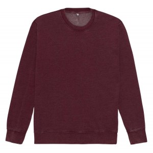 WASHED SWEATSHIRT Washed Burgundy