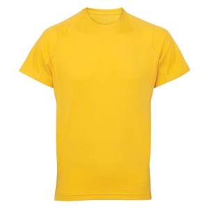 Panelled Tech Tee Sun Yellow