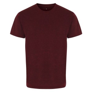 Performance T-Shirt Burgundy-Black Melange