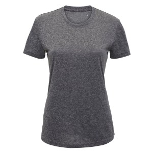 Womens Performance T-Shirt Black Melange
